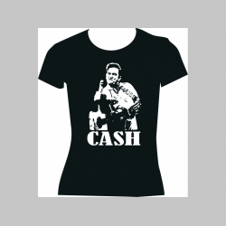 CASH čierne dámske tričko materiál 100% bavlna